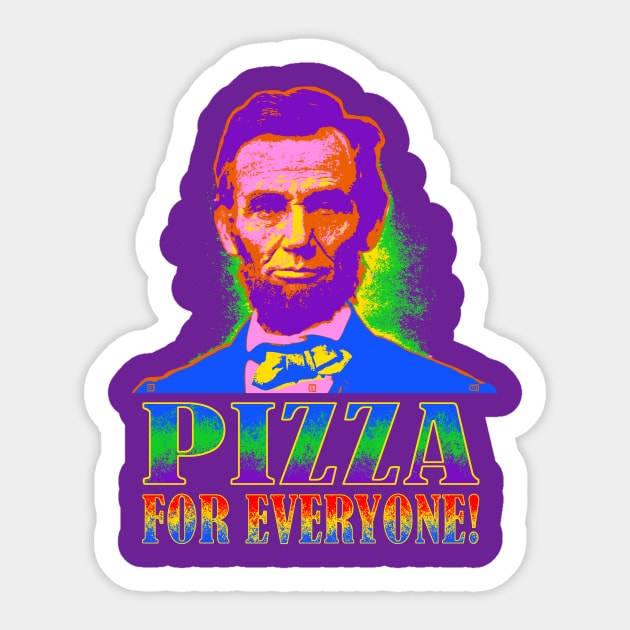 Pizza For Everyone! Sticker by cs3ink